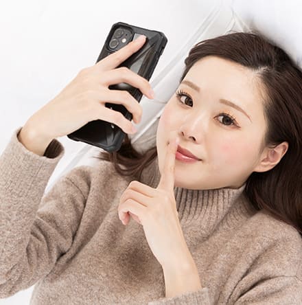 誰にも知られずにお仕事ができます